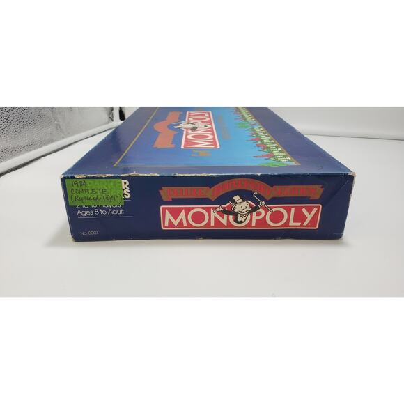 Vintage 1984 Deluxe Anniversary Edition Monopoly PRE-OWNED & COMPLETE - Picture 8 of 10
